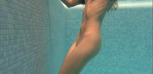  Hottest petite small tits teen Irina Russaka underwater